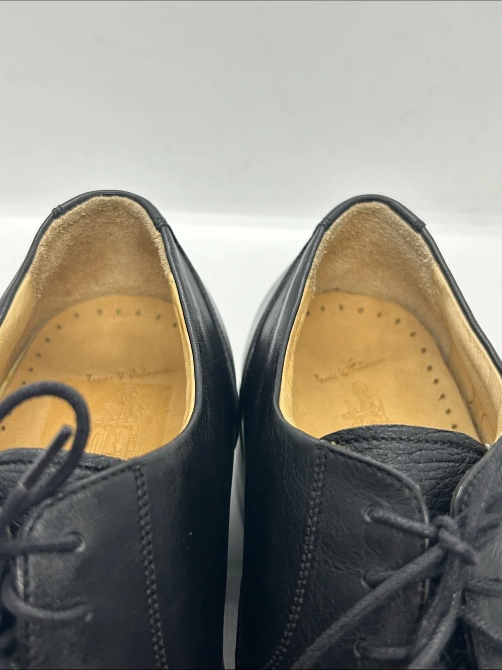 Tauer & Johnson Mens 9 D Americana EX Wellington Derby Dress Shoes Deer Calf